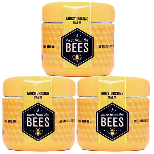 A Buzz From The Bees Natural Moisturising Balm 3 Pack 50g Australian Made