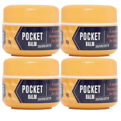 A Buzz From The Bees Pocket Balm 10g Jarrah Honey Beeswax Olive Oil 4 Pack