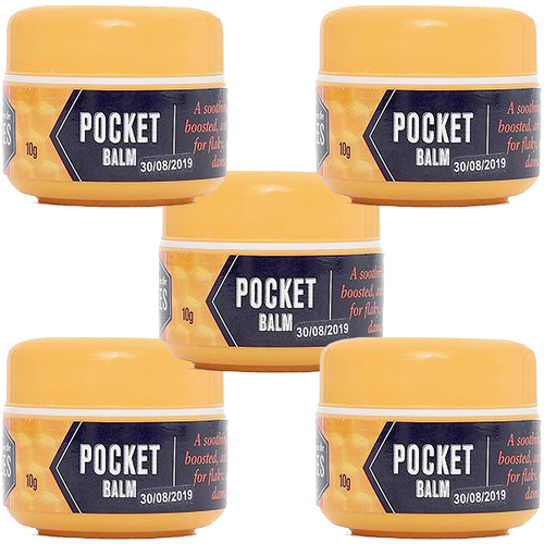 A Buzz From The Bees Pocket Balm 10g Jarrah Honey Beeswax Olive Oil Pack of 5