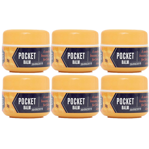 A Buzz From The Bees Pocket Balm 10g Jarrah Honey Beeswax Olive Oil 6 Pack