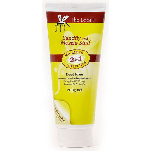 The Locals Sandfly & Mosquito Cream 200g DEET-Free Bite Relief & Repellent