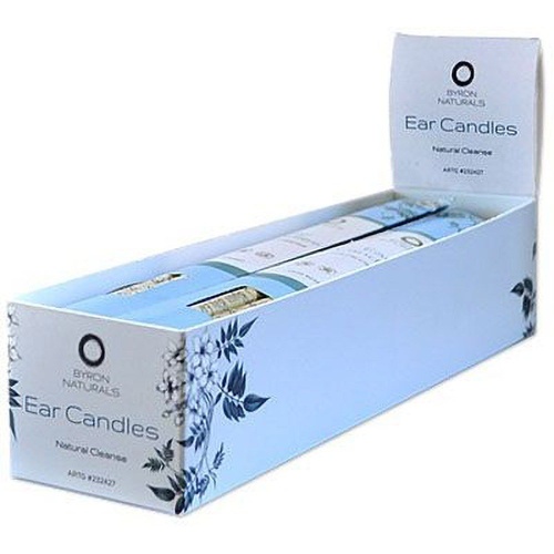 Byron Bay Ear Candles Natural Cleanse Counter Display of 12