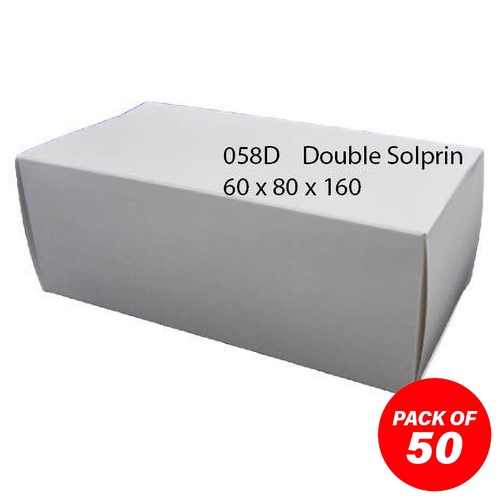 Cardboard Dispensing Box Double Solprin Pack of 50