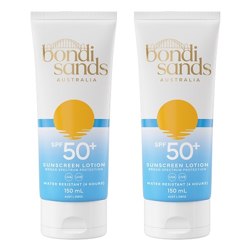 Bondi Sands Sunscreen Lotion SPF50+ 150mL Pack of 2