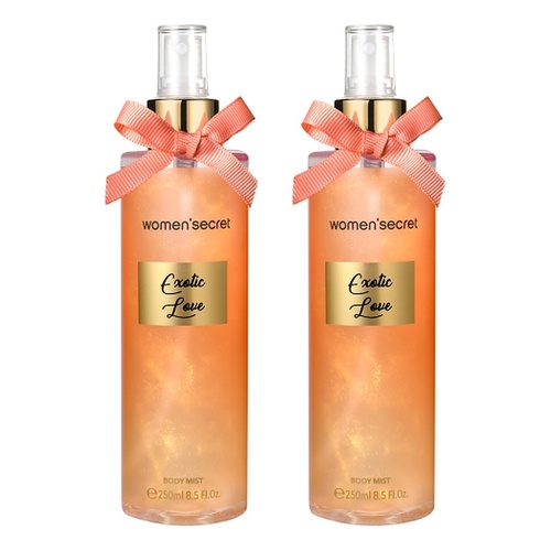 Women'Secret Exotic Love Body Mist 250mL Pack of 2