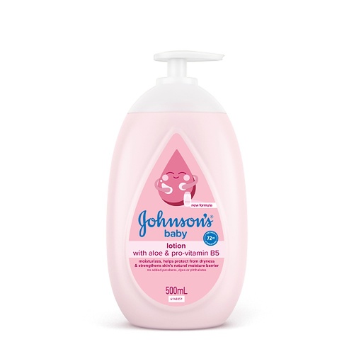 Johnson's Baby Lotion with Aloe & Pro-Vitamin B5 500mL x 6
