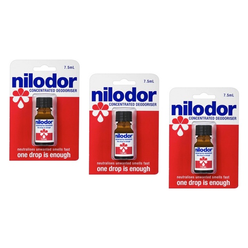 Nilodor Deodoriser Concentrate 7.5mL Pack of 3