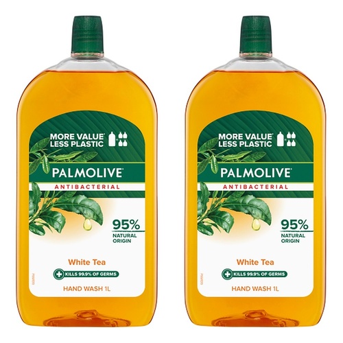 Palmolive Antibacterial Liquid Hand Wash Refill 1L x 3 Bundle of 2