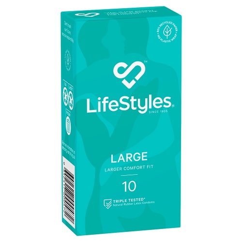 LifeStyles Large Condoms 10 Pack