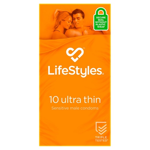 LifeStyles Ultra Thin Condoms Sensitive 10 Pack
