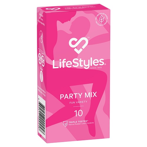 LifeStyles Party Mix Condoms 10 Pack