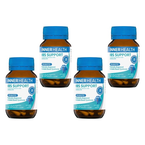 Inner Health IBS Support Probiotic 30 Capsules Pack of 4