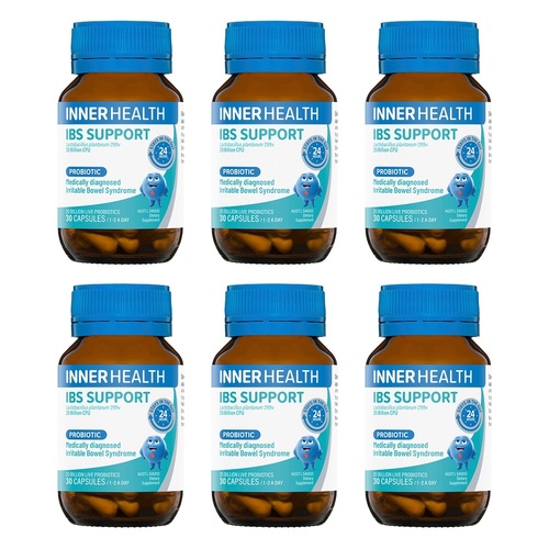 Inner Health IBS Support Probiotic 30 Capsules Pack of 6
