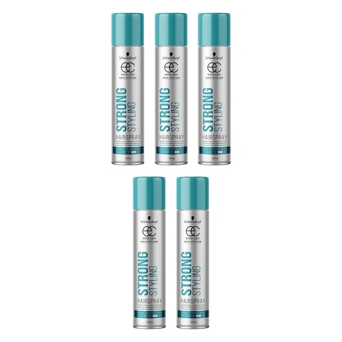 Schwarzkopf Extra Care Strong Styling Hairspray Extra Strong Hold 100g Pack of 5