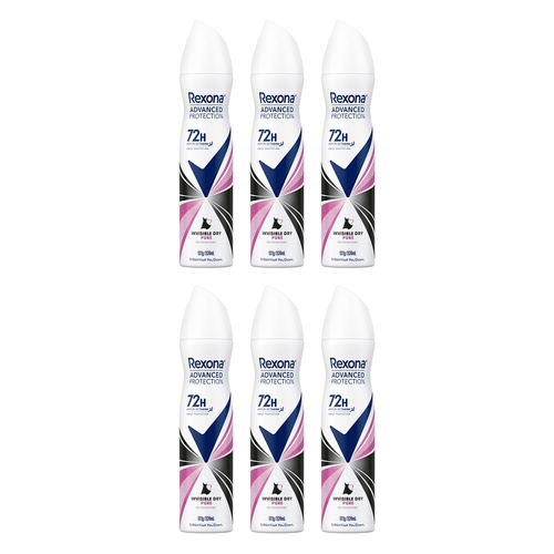 Rexona Advanced Protection 72H Invisible Dry Pure Antiperspirant 220mL Pack of 6
