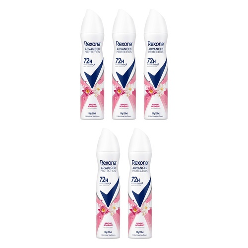 Rexona Advanced Protection 72H Invisible Bright Bouquet Pack of 5