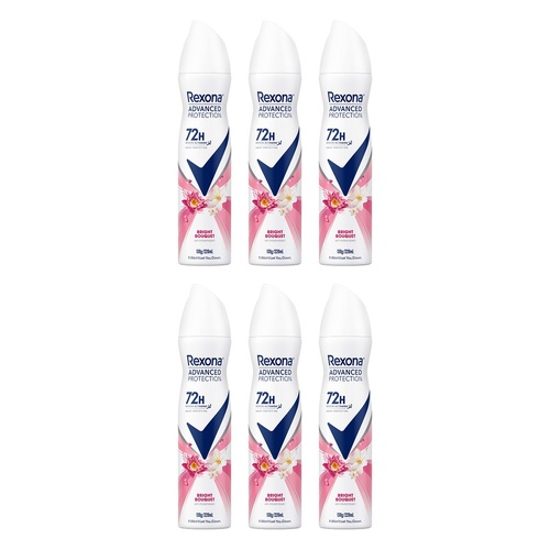Rexona Advanced Protection 72H Invisible Bright Bouquet Pack of 6