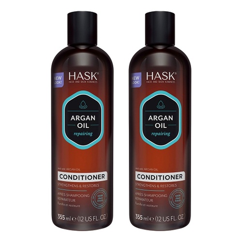 Hask Argan Oil Repairing Conditioner 355mL Pack of 2