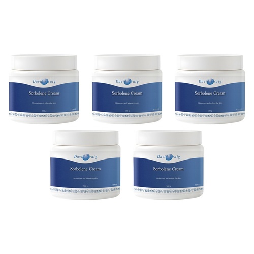David Craig Professional Sorbolene Cream 500g Pack of 5
