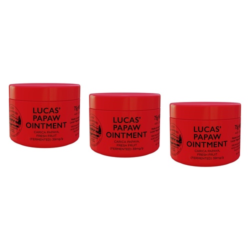Lucas' Papaw Ointment 75g Pack of 3
