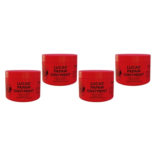 Lucas' Papaw Ointment 75g Pack of 4
