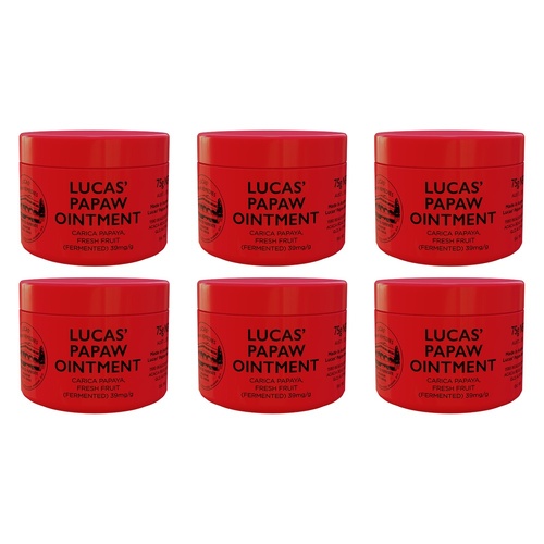 Lucas' Papaw Ointment 75g Pack of 6