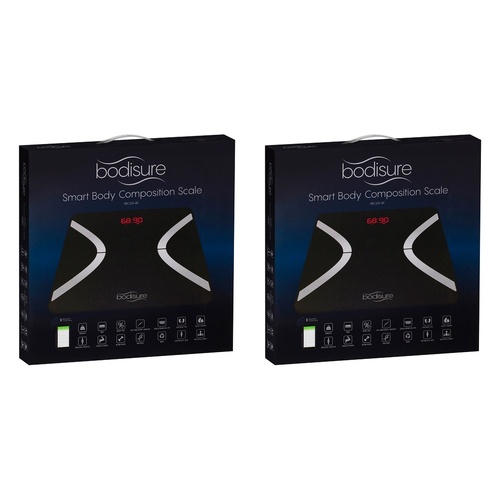 BodiSure Smart Composition Scale Black Pack of 2