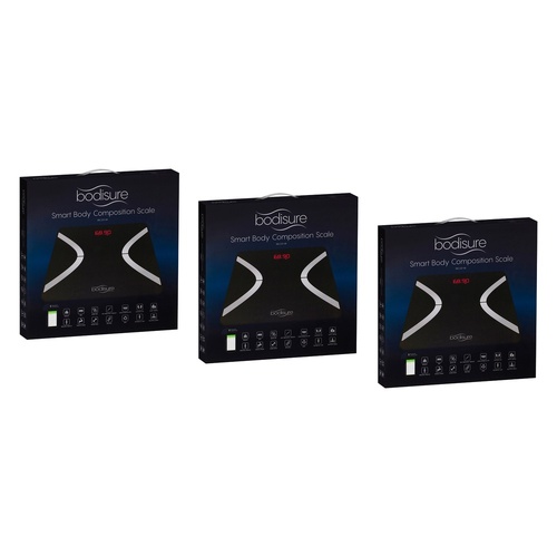 BodiSure Smart Composition Scale Black Pack of 3