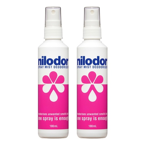 Nilodor Deodoriser Pump Spray 100mL Pack of 2