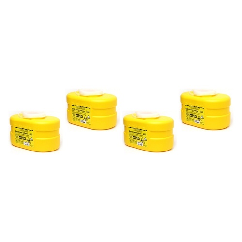 Sharps Waste Container 3.1L Pack of 4
