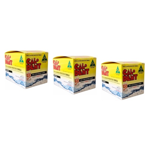 Cal-dent Denture Cleaning 16 Sachets Pack of 3