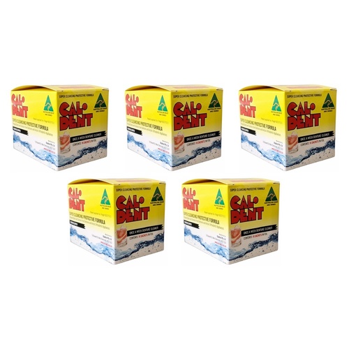 Cal-dent Denture Cleaning 16 Sachets Pack of 5