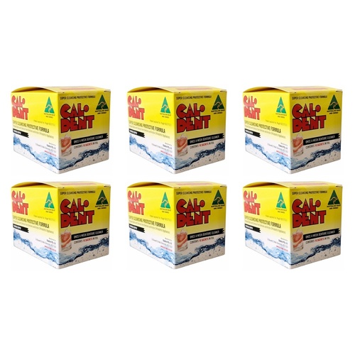 Cal-dent Denture Cleaning 16 Sachets Pack of 6