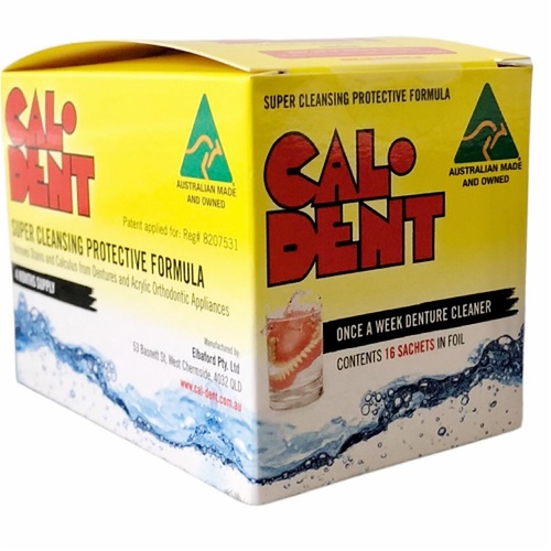 Cal-dent Denture Cleaning 16 Sachets