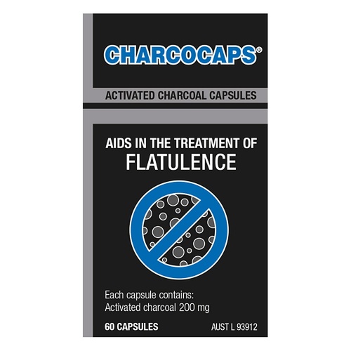 Charcocaps 200mg 60 Capsules