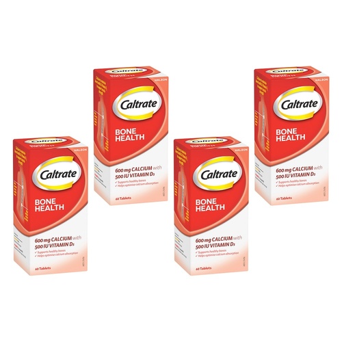 Caltrate Bone Health 60 Tablets Pack of 4