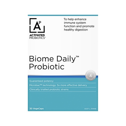 Activated Probiotics Biome Daily Probiotic 30 Capsules