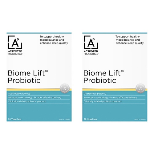 Activated Probiotics Biome Lift Probiotic 30 Capsules Pack of 2