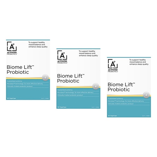 Activated Probiotics Biome Lift Probiotic 30 Capsules Pack of 3