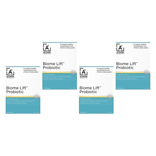 Activated Probiotics Biome Lift Probiotic 30 Capsules Pack of 4