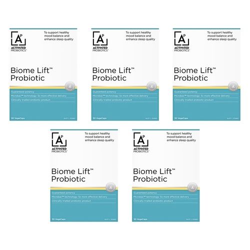 Activated Probiotics Biome Lift Probiotic 30 Capsules Pack of 5