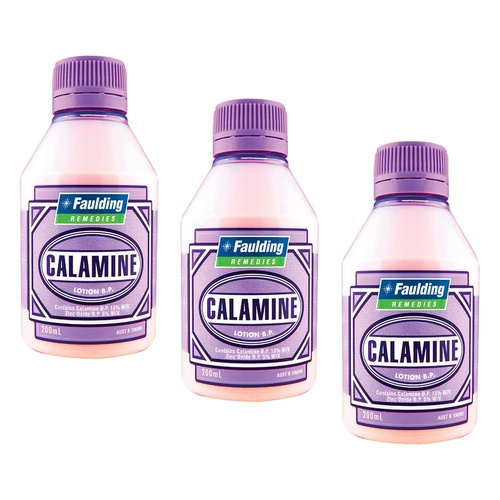 SANOFI Calamine Lotion 200mL Pack of 3