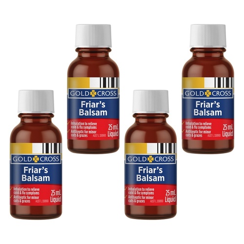 Goldx Friars Balsam 25mL Pack of 4