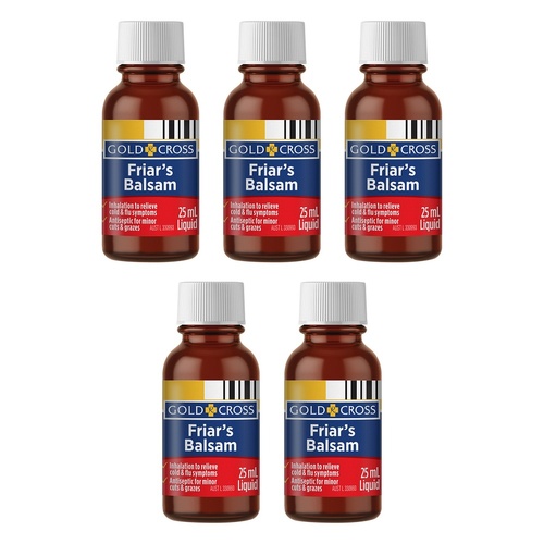 Goldx Friars Balsam 25mL Pack of 5
