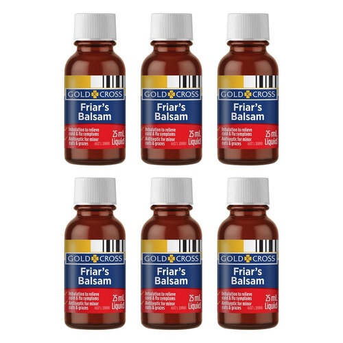 Goldx Friars Balsam 25mL Pack of 6