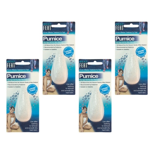 Neat Feat Foot Pumice Pack of 4