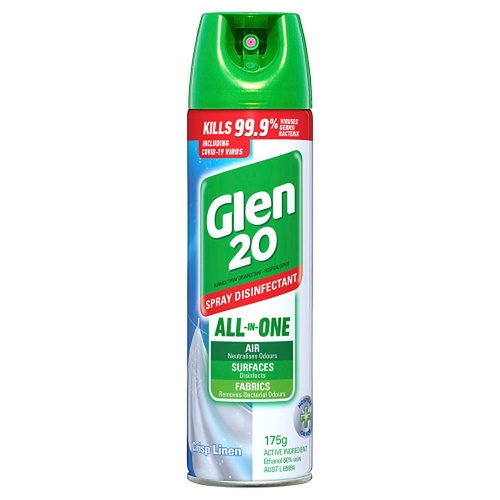 Glen 20 Disinfectant Crisp Linen Scent 175g