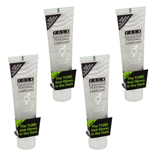 Four Seasons Glow in the Dark Lubricant 100mL Pack of 4