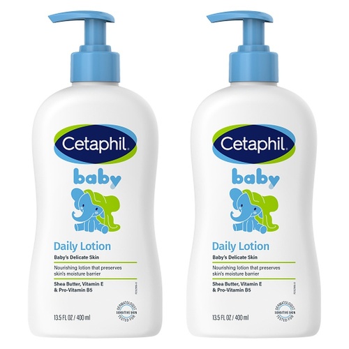 Cetaphil Baby Daily Lotion 400mL Pack of 2