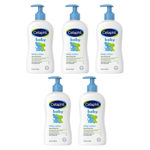 Cetaphil Baby Daily Lotion 400mL Pack of 5